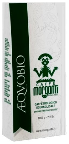 Ekologiczna kawa ziarnista Morganti Aequobio 1kg