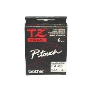 Ta�ma Brother bia�a z czarnym nadrukiem TZ221; 9 mm