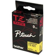 Ta�ma Brother ��ta z czarnym nadrukiem TZ621;9 mm