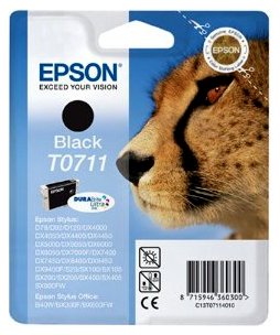 Wk�ad atramentowy Epson czarny DURABrite [ Stylus D78,DX4000/4050/5000/5050... ]
