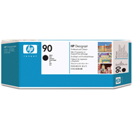 G�owica + g�owica czyszcz�ca HP No 90 czarny black | designjet4000/4500/mfp