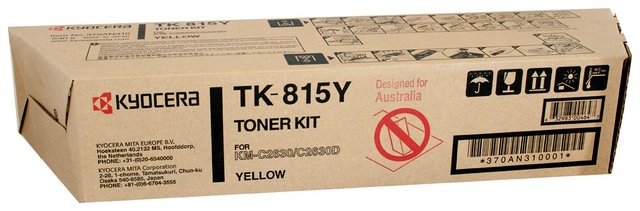Toner Kyocera-Mita KM C2630 YELLOW TK-815Y  370AN310