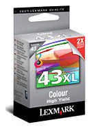 Tusz Lexmark No 43 color | 350str | Z1520/X4850/X6570/X9570