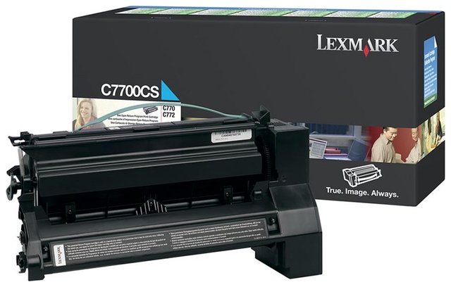 Lexmark Toner C77x cyan kaseta zwrotna