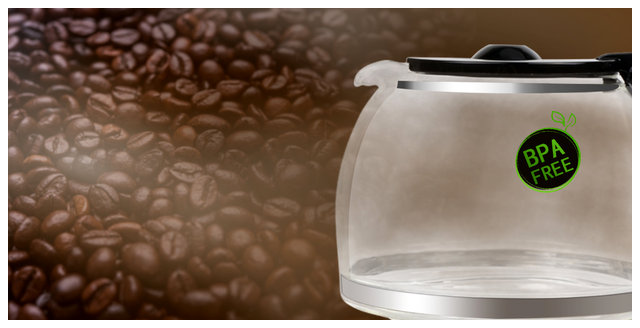 Ekspres przelewowy do kawy lub herbaty Aigostar, 1000W, 1250ml, czarny