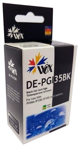 Tusz Wox Czarny Canon PGI 35BK z chipem zamiennik 1509B001, 16