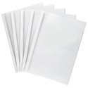 Okładki do termobindowania, A4, 10mm, do 100 kartek (80g/m2), białe, 5 sztuk