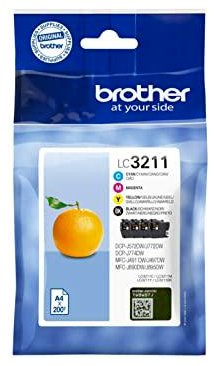 Brother Tusz  LC3211VAL CMYK 4pack 4 x 200ml