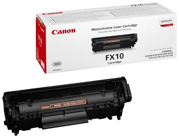 Oryginał Toner Canon FX10 do faxów L-100/120/140, MF-4010/4370DN | 2 000 str. | czarny black