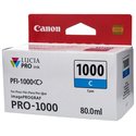 Canon Tusz PFI1000 Cyan 80 ml