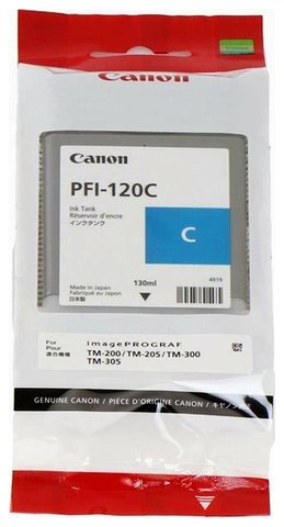 Canon Tusz  PFI120C Cyan 130 ml
