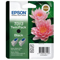 Oryginał Zestaw tuszów Epson T013 do Stylus C-20SX/20UX/40UX | 2 x 10ml | czarny black