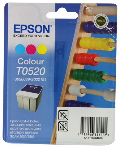 Wyprzedaż Oryginał Tusz Epson T0520 do Epson Stylus Colour 1160 1500 1520 400 440 460 500...
