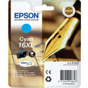 Oryginał Tusz Epson T1632 XL do WF-2520NF/2530WF/2510WF | 6.5ml | cyan