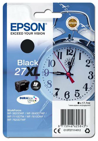 Epson Tusz WF3620 T2711 XL Black  17,7ml