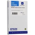 Oryginał Tusz Epson T7552 XL do WorkForce Pro WF-8010/8090 | 4000 str. | 39 ml | cyan