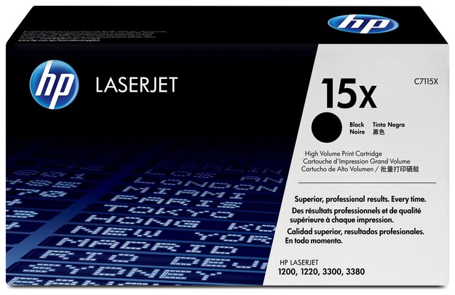 Oryginał Toner HP 15X do LaserJet 1200/1220/3300/3380 | 3 500 str. | czarny black