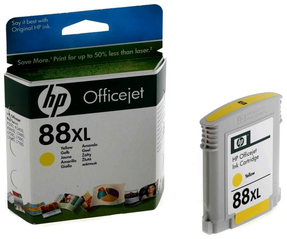 Oryginał Tusz HP 88XL do Officejet Pro K5400/550/8600, L7580/7680 | 1 700 str. | yellow