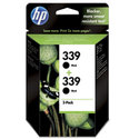 Oryginał Zestaw dwóch tuszów HP 339 do Deskjet 5940/6620/6980 | 2 x 860 str. | czarny black