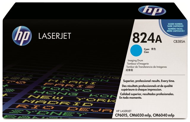 Oryginał Bęben HP 824A do Color LaserJet CP6015/6030/6040 | 35 000 str. | cyan