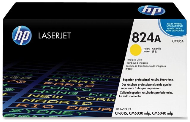 Oryginał Bęben HP 824A do Color LaserJet CP6015/6030/6040 | 35 000 str. | yellow