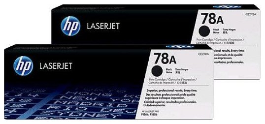 Oryginał Zestaw dwóch tonerów HP 78A do LaserJet Pro 1566/1606 | 2 x 2 100 str. | czarny...