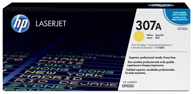Oryginał Toner HP 307A do Color LaserJet Professional CP5225 | 7 300 str. | yellow