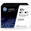 Oryginał Toner HP 87X do LaserJet Enterprise M506/527 2pack | 2 x 18 000 str. | czarny black