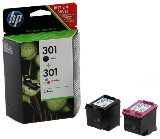 Oryginał Zestaw dwóch tuszów HP 300 do Deskjet D1660/2560/5560 | 200(BK), 165(COL) | CMY/K