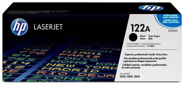 Oryginał Toner HP 122A do Color LaserJet 2550/2820/2840 | 5 000 str. | czarny black | EOL