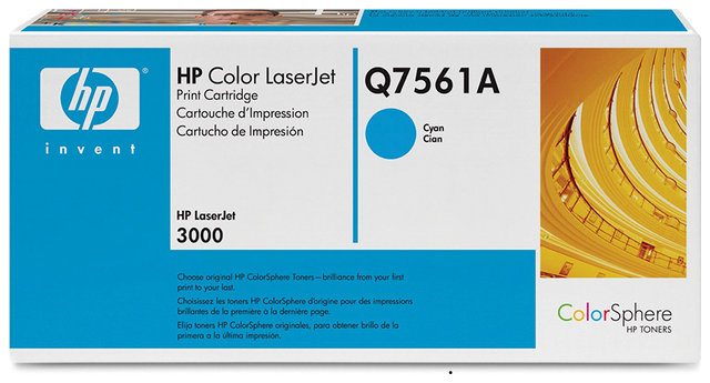 Wyprzedaż Oryginał Toner HP 314A do Color LaserJet 2700/3000 | 3 500 str. | cyan