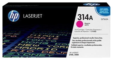 Wyprzedaż Oryginał Toner HP 314A do Color LaserJet 2700/3000 | 3 500 str. | magenta