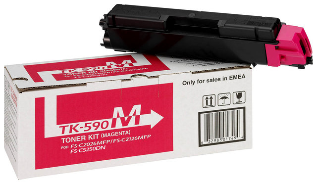 Wyprzedaż Oryginał Toner Kyocera TK-590M do FS-C2026/C2126 | 5 000 str. | magenta,...