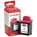 Wyprzedaż Oryginał Tusz Lexmark 80 12A1980 do Lexmark Color JetPrinter 3200 5000 5700 5770 7000 7200 7200V, Optra Color 40 40n 45, Z11 Z31 Z41 | 300 str. | CMY