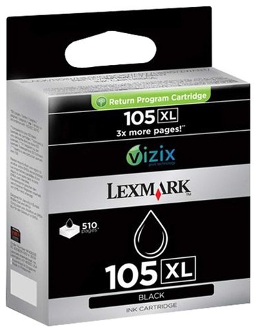 Oryginał Tusz Lexmark 105XL do Pro 805/709/901/905 | zwrotny | czarny black eol