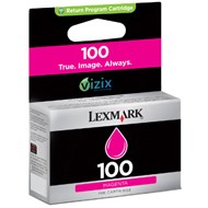 Oryginał Tusz Lexmark 100 do S-305/405/409, Pro 705/805 | zwrotny | magenta