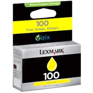 Oryginał Tusz Lexmark 100 do S-305/405/409, Pro 705/805 | zwrotny | yellow