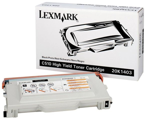 Wyprzedaż Oryginał Kaseta z tonerem Lexmark 20K1403 2K0144 7372746 do Lexmark C510 | 10...