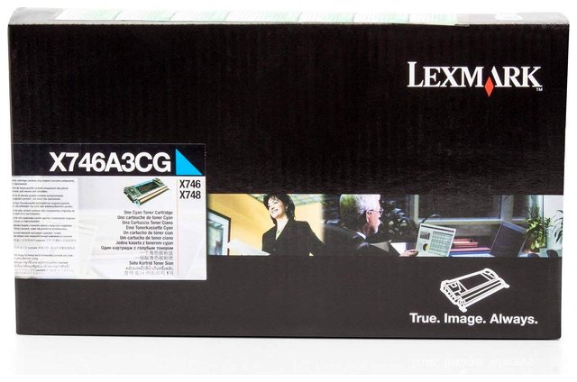 Wyprzedaż Oryginał Kaseta z tonerem Lexmark do X-746/748 korporacyjny | 7 000 str. | cyan