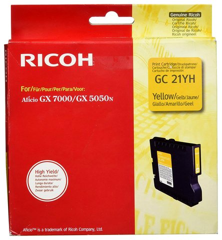 Oryginał Tusz Ricoh do GX-5050N | 2 300 str. | yellow