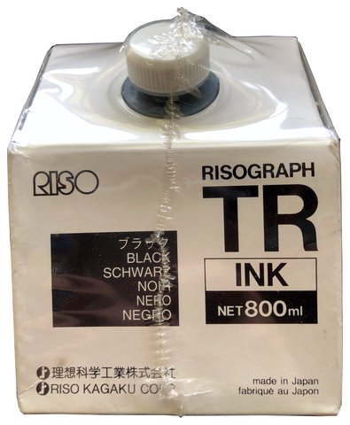 Oryginał Farba Riso S-952 do TR1510/1530 | 800ml | czarny black