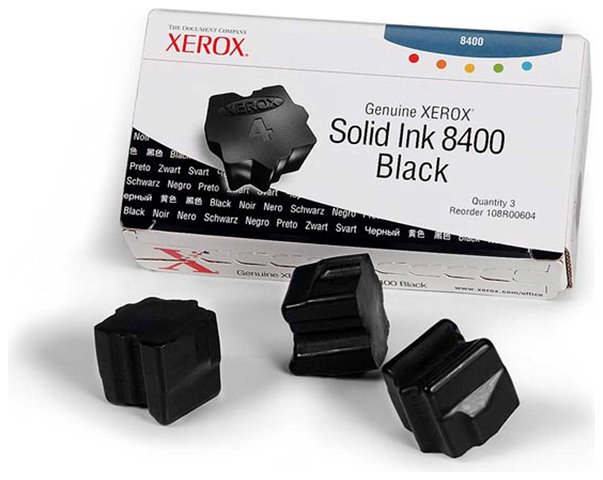 Oryginał Kostki barwiące  Xerox  do Phaser 8400 | 3 400 str. | czarny black
